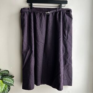 Pendleton Dark Purple Midi Skirt